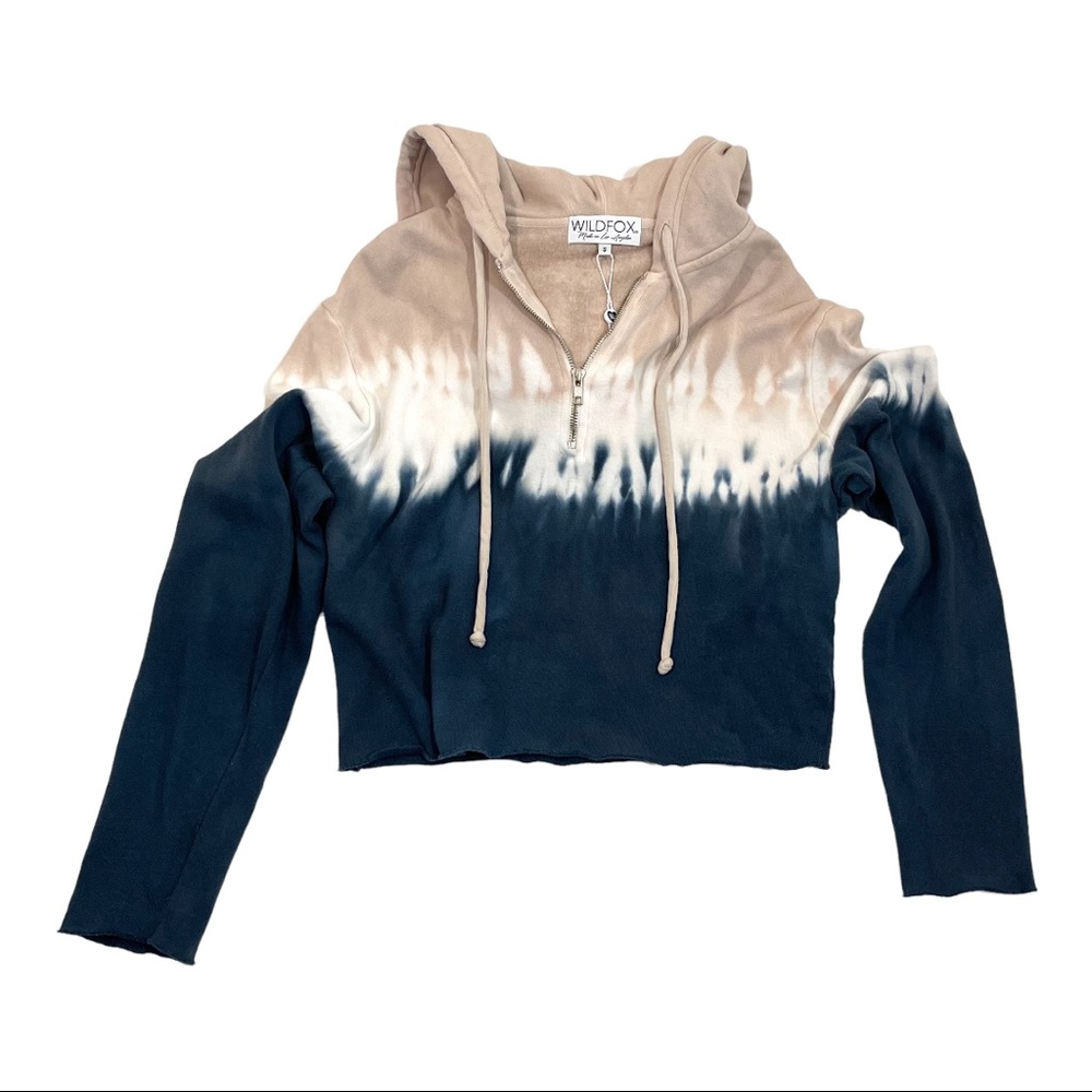 WILDFOX NWT Blue Tie Dye Sweatshirt